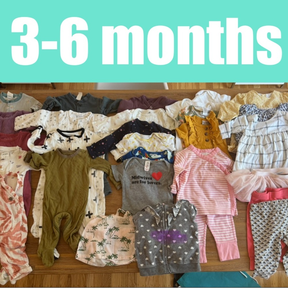 Assorted Baby Clothing Bundle 3-6 Months